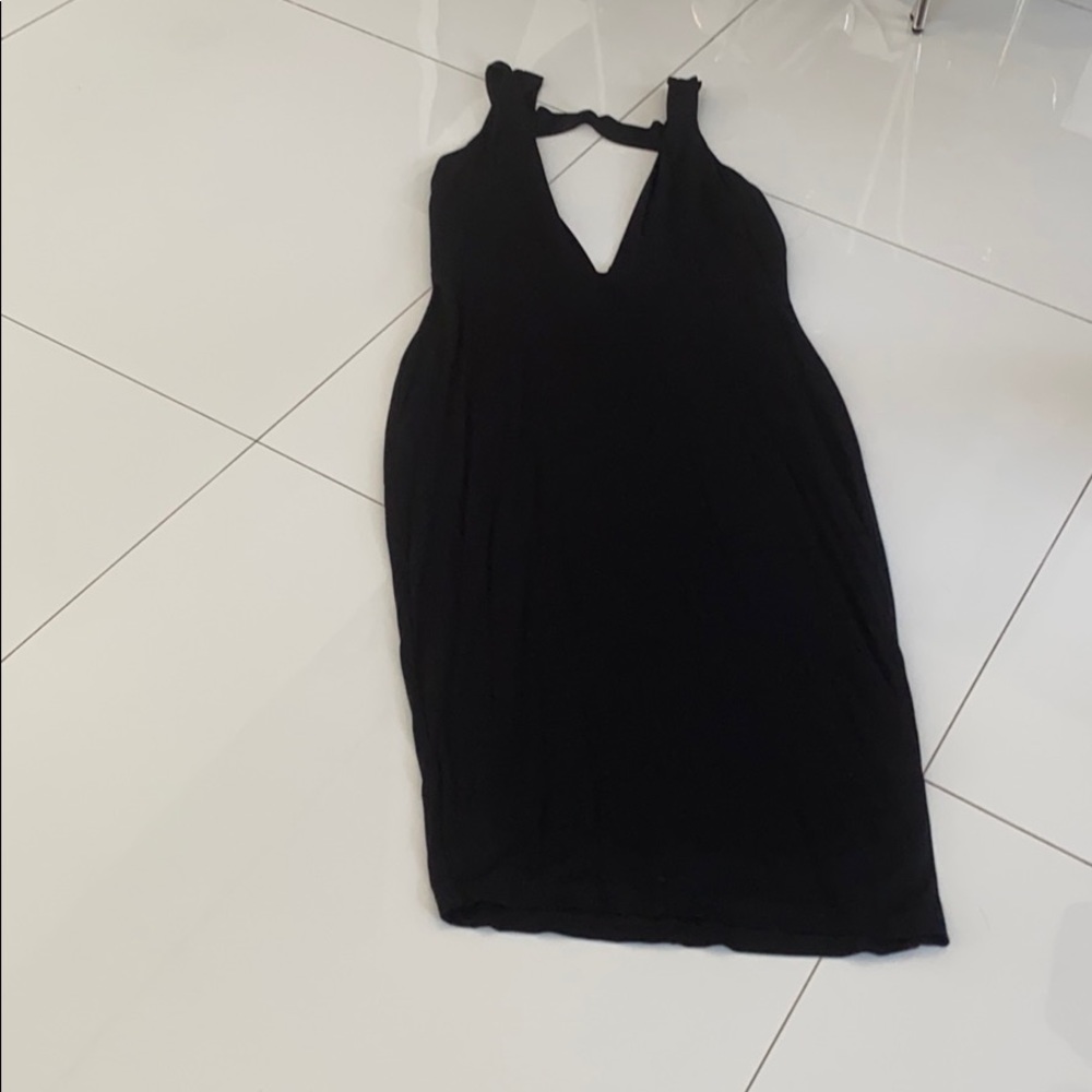 Black sun dress one size